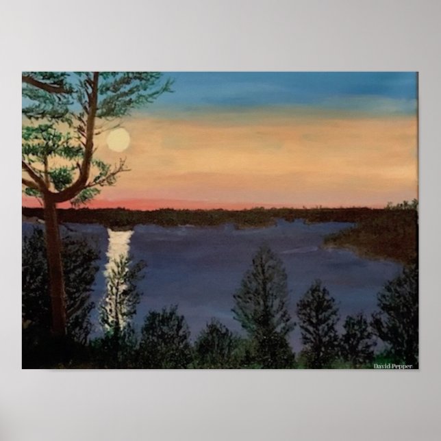 "Canadian Sunset" Poster (Devant)