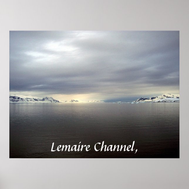 Canal Lemaire, Antarctique - Poster (Devant)