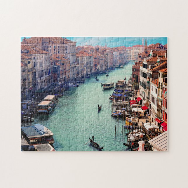 Canal Venise Italie Jigsaw Puzzle Italie (Horizontal)