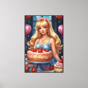 Canapé Anniversaire toile étirée