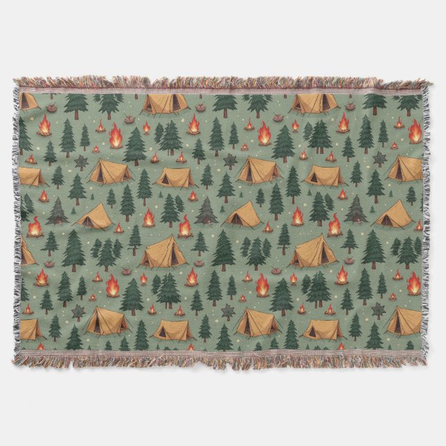 Canapé de camping couverture de gaze de tapis larg (Devant)