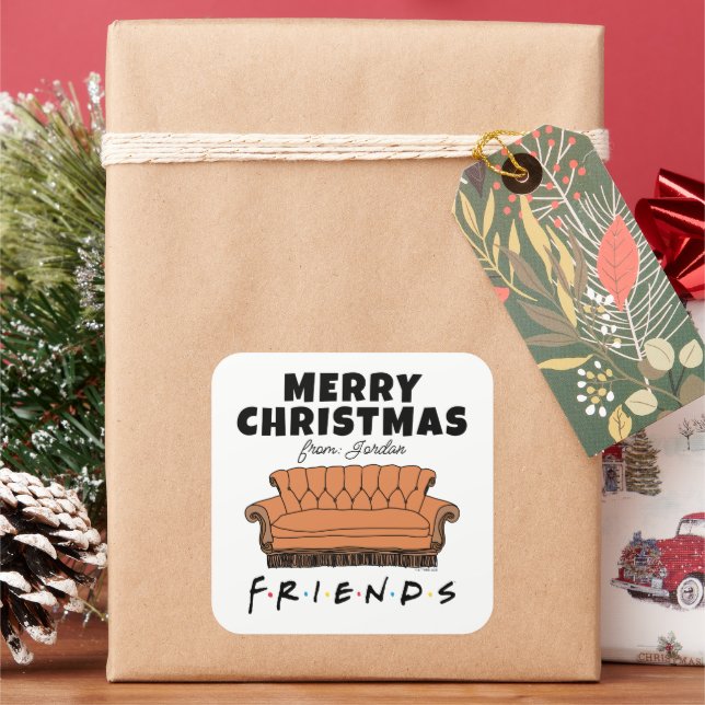 Canapé FRIENDS™ | Étiquette cadeau de Noël (vacances)