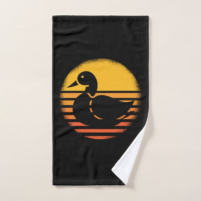 Canard Animal Rétro (Serviette à main)