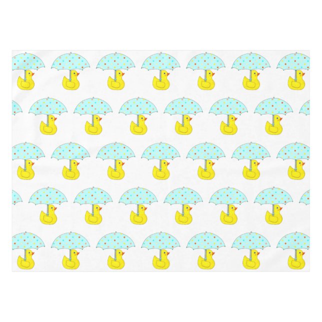 Canard baby shower En Caoutchouc Avec Nappe À Para (Devant (Horizontal))