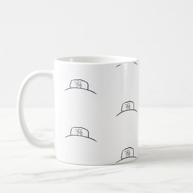 Canard, canard dans la tasse de lit. Cute Canard m (Gauche)