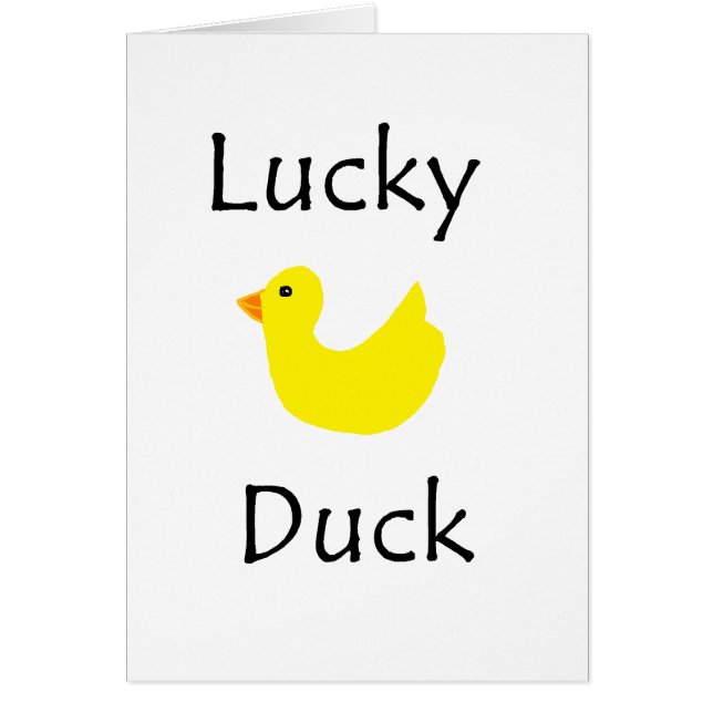 Canard chanceux (Devant)