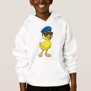Canard comme pilote avec casquette pilote