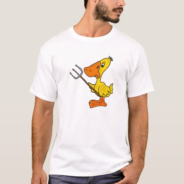 Canard de BR avec un T-shirt de fourche (Devant)