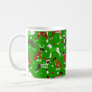 Canard de Noël Boxe café Mug