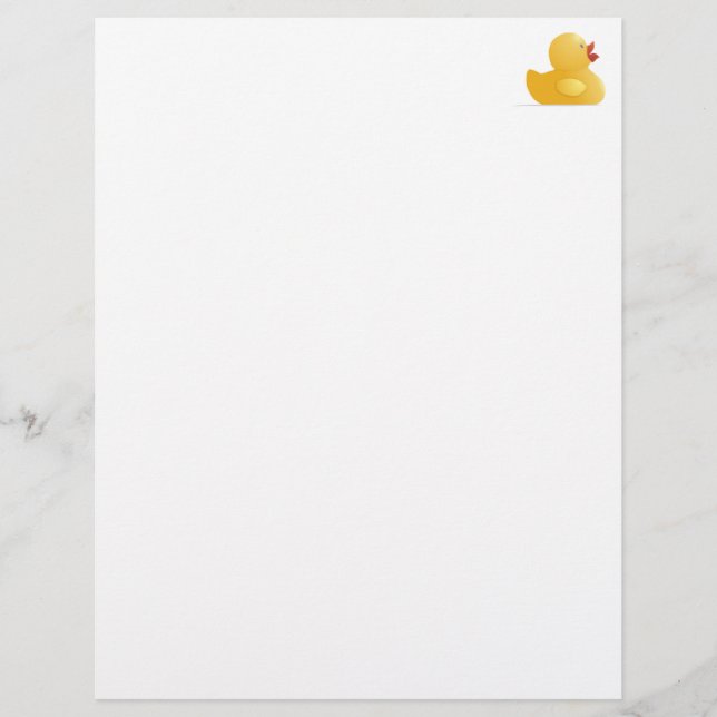 Canard en caoutchouc jaune (Devant)