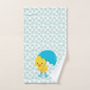 Canard en caoutchouc mignon avec motif de points b