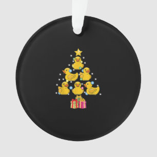 Canard en caoutchouc Noël Arbre canard canard Noël