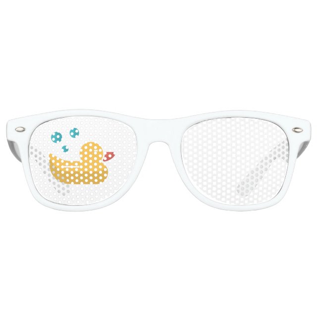 Canard Jaune - Lunettes de soleil Retro Party (Devant)