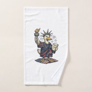 Canard patriotique 4 juillet T-Shirt vintage Desig