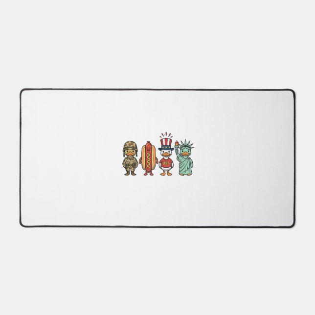 Canard patriotique et chemise vectorielle vintage  (Recto)