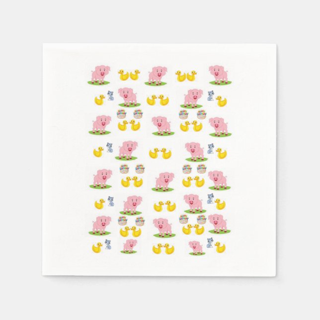 Canards à serviettes en papier (Devant)