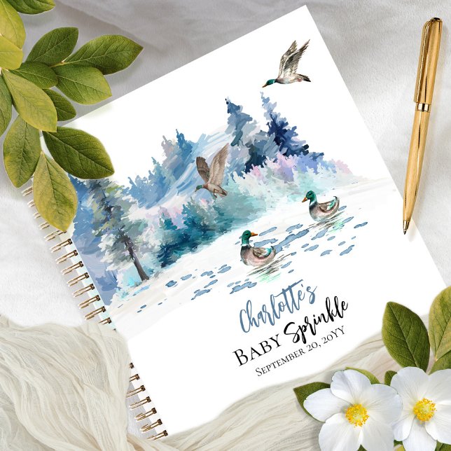 Canards Boy Boy Baby Sprinkle Livre d'Invité (Créateur téléchargé)