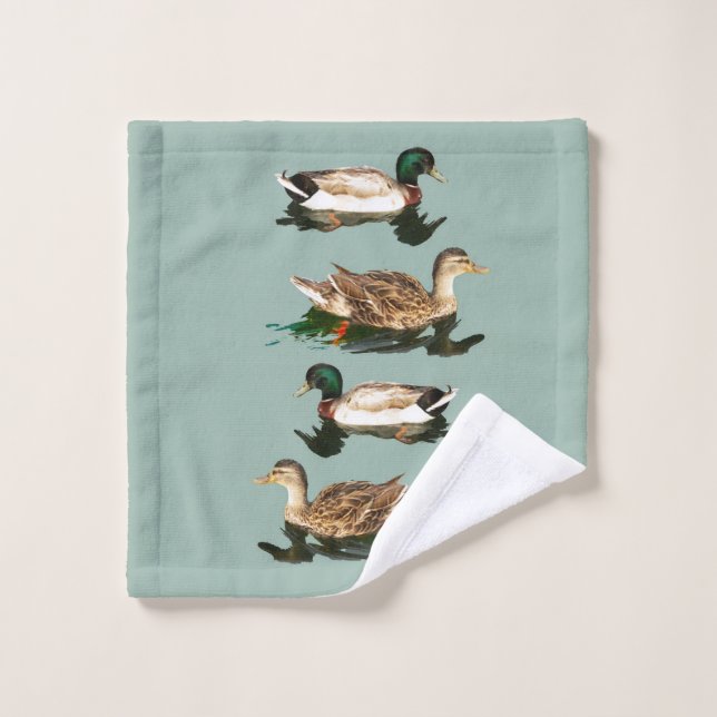Canards colverts (Gant de toilette)