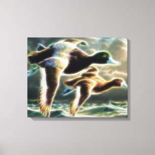 Canards colverts en toile enroulée