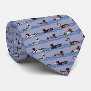 Canards Dandy Cravate Double Face (Lilas)