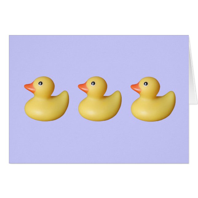 Canards dans une rangée (Devant Horizontal)