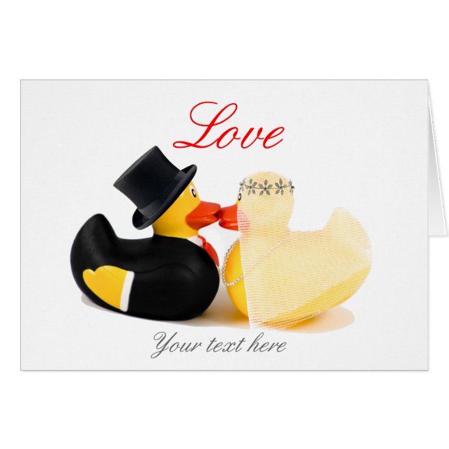 Canards de mariage 3 (Devant horizontal)
