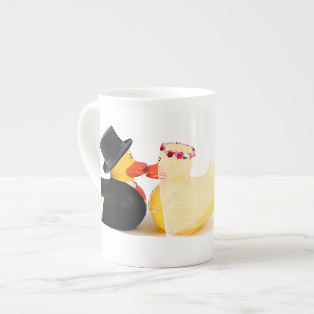 Canards de mariage 4 ...  mugs en céramique (Devant gauche)