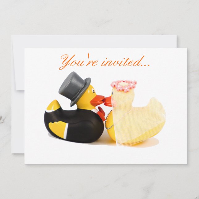 Canards de mariage - Faire-part de mariage (Devant)