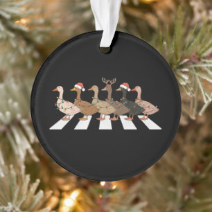 Canards de Noël Drôles Animaux Noël Amoureux de la