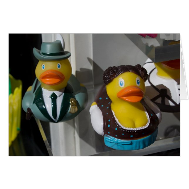 Canards En Caoutchouc En Costumes Traditionnels (Devant horizontal)