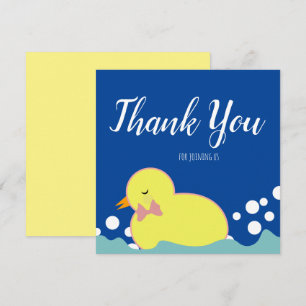 Canards en caoutchouc modernes Merci de Baby showe