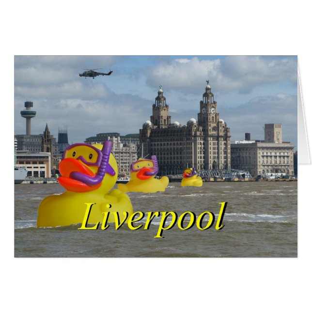 Canards En Caoutchouc Sur Le Mersey (Devant horizontal)
