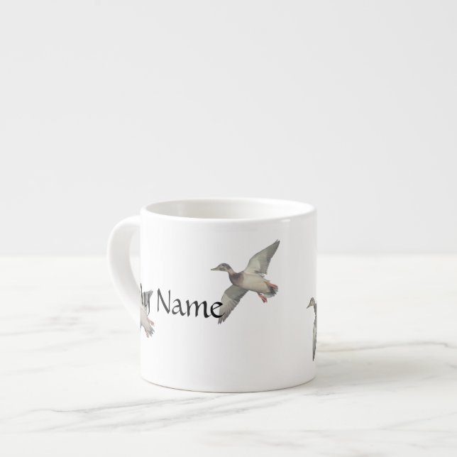 Canards en vol Espresso Mug (Devant gauche)