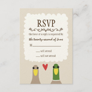 Canards épousant RSVP