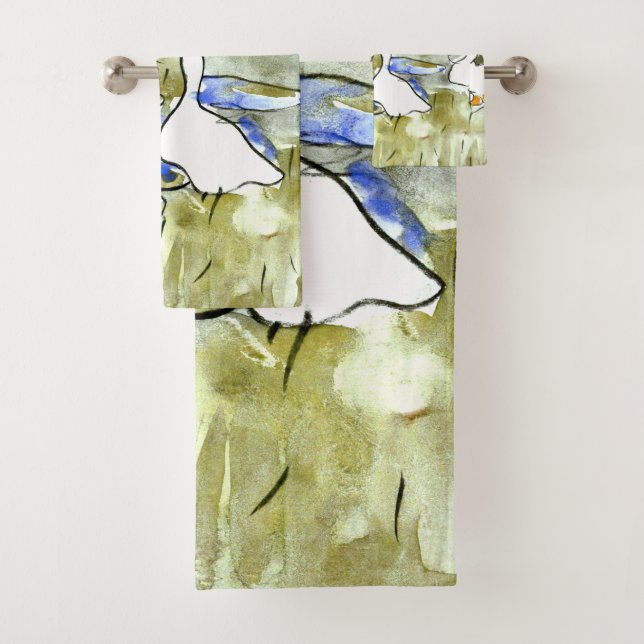 Canards et oies de style Art nouveau néerlandais (En situation)