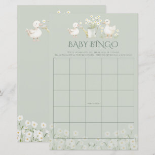 Canards mignons & jeux de Bingo de Baby Shower aux