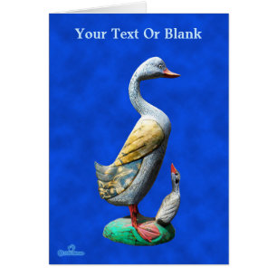 Canards patinés en bois