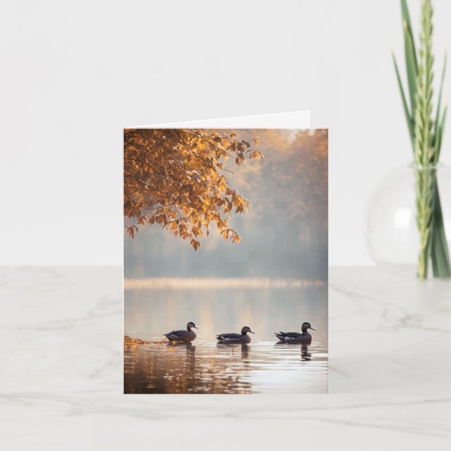 Canards Sur Le Lac Automne (Devant)
