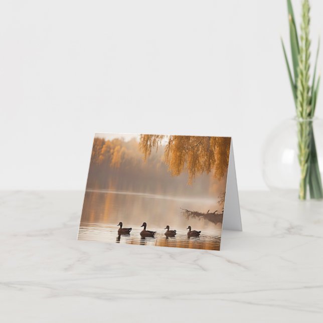 Canards Sur Le Lac Automne (Devant)