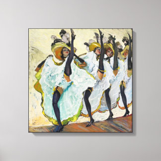 Cancan Dancers toile Imprimer