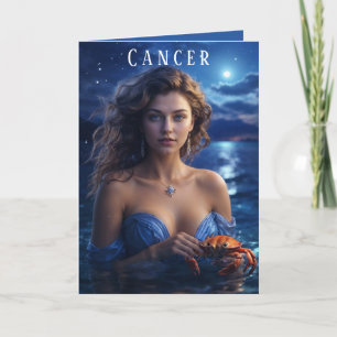 Cancer Carte d'anniversaire féminine