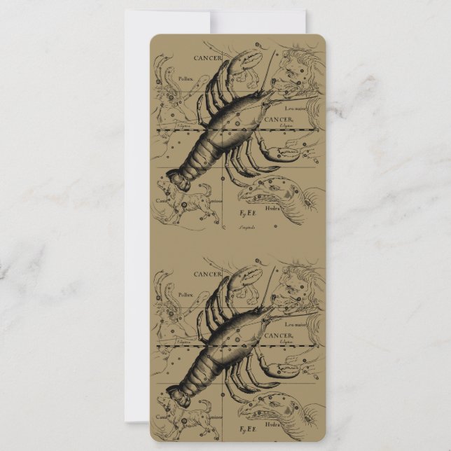 Cancer Constellation Hevelius 1690 21 juin-22 juil (Devant)