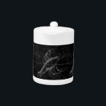 Cancer Constellation Hevelius 1690 sur Noir<br><div class="desc">Une carte de constellation de Cancer zodiac gravée par Hevelius vers 1690 sur un arrière - plan noir. Un design vintage pour une idée cadeau d'anniversaire sur mesure. Les modèles sont disponibles dans une sélection d'options de couleurs populaires. Utilisez le lien "Demandez à ce concepteur" pour nous contacter avec vos...</div>