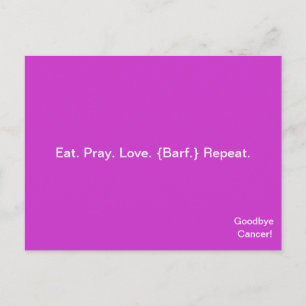 CANCER DE BONNE CAUSE ! Carte postale par April Mc