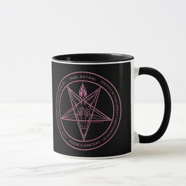 CANCER DE F*CK ! Tasse de Baphomet (Droite)