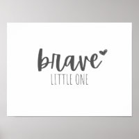 cancer de l'enfance brave petit un Poster & Imprim