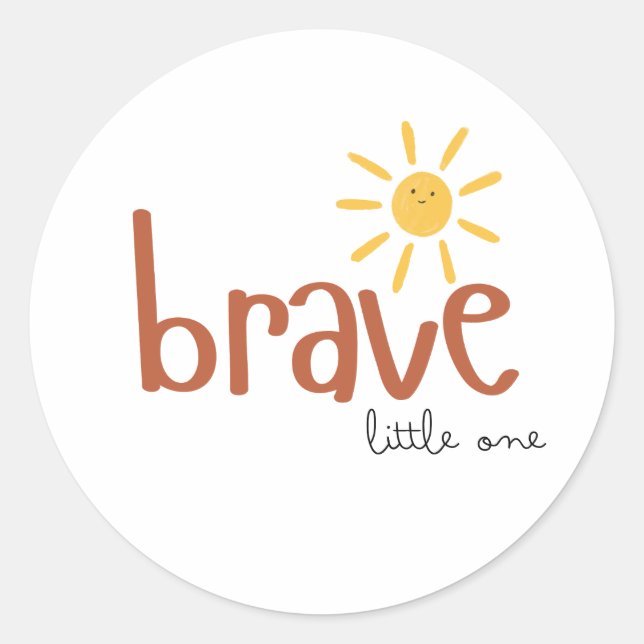 cancer de l'enfance brave petit un Stickers mignon (Devant)