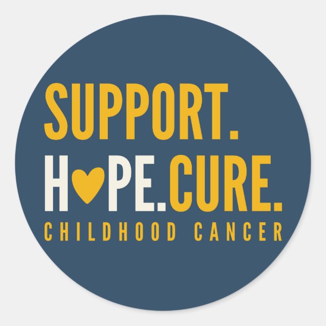 cancer de l'enfance soutien espoir cure Stickers é (Devant)