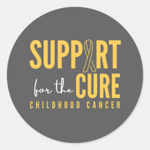 cancer de l'enfance. support.cure. Stickers & Étiq