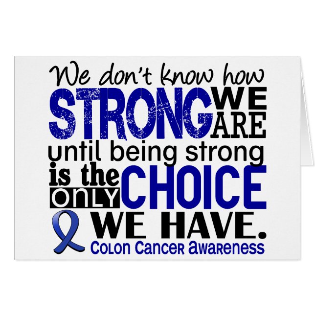 Cancer du colon comme nous forts sommes (Devant horizontal)